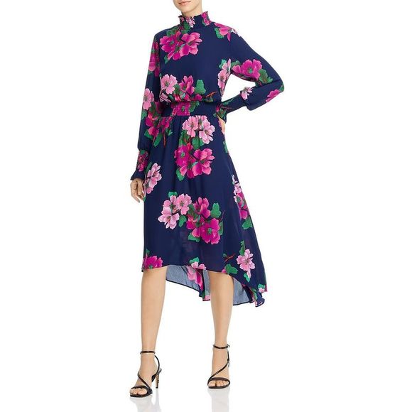 NANETTE NANETTE LEPORE Smocked Printed Dress main image 0